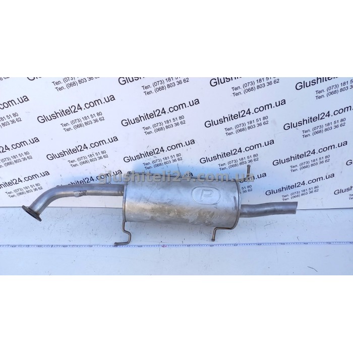 Глушник Кіа Сефія (Kia Sephia) 1.5/1.6 хетчбек/седан 1993-1997 (47.02) Polmostrow алюмінізований