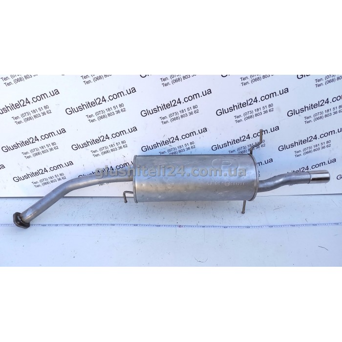 Глушитель Киа Кларус 2 (Kia Clarus II) 1.8/2.0 универсал 1999-2001 (47.11) Polmostrow алюминизированный