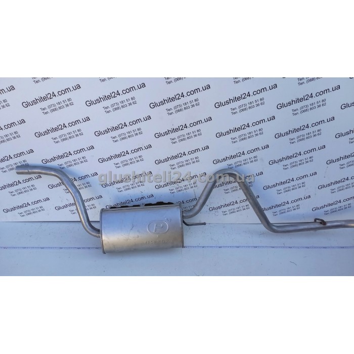 Глушник Кіа Сід (Kia Ceed) 1.4i/1.6i 16V КОМБІ (47.59) Polmostrow алюмінізований