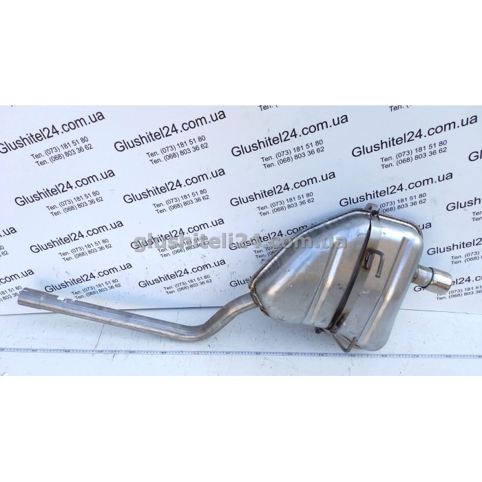 Глушник Міні Купер (Mini Cooper) 1.6 16V 2001-2008 (59.03) Polmostrow алюмінізований