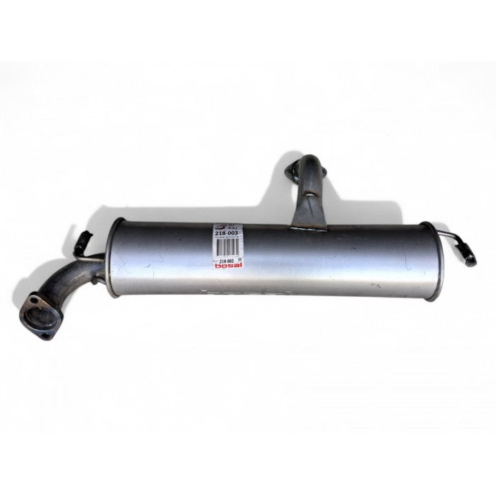 Глушник задній Таврія, Славута без кінцевої труби (218-003),Bosal алюмінізований