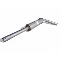 Резонатор Сеат Ибица (Seat Ibiza)/Шкода Фабия (Skoda Fabia Mk2)/Фольксваген Поло (Volkswagen Polo) 1.4/1.6 бензин 2009-2014 (233-477) Bosal (24.78) алюминизированный