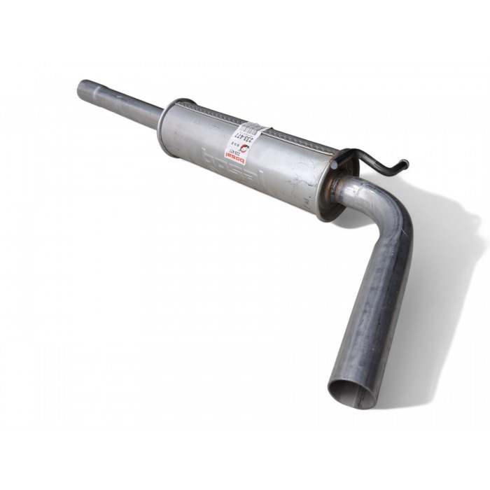 Резонатор Сеат Ибица (Seat Ibiza)/Шкода Фабия (Skoda Fabia Mk2)/Фольксваген Поло (Volkswagen Polo) 1.4/1.6 бензин 2009-2014 (233-477) Bosal (24.78) алюминизированный