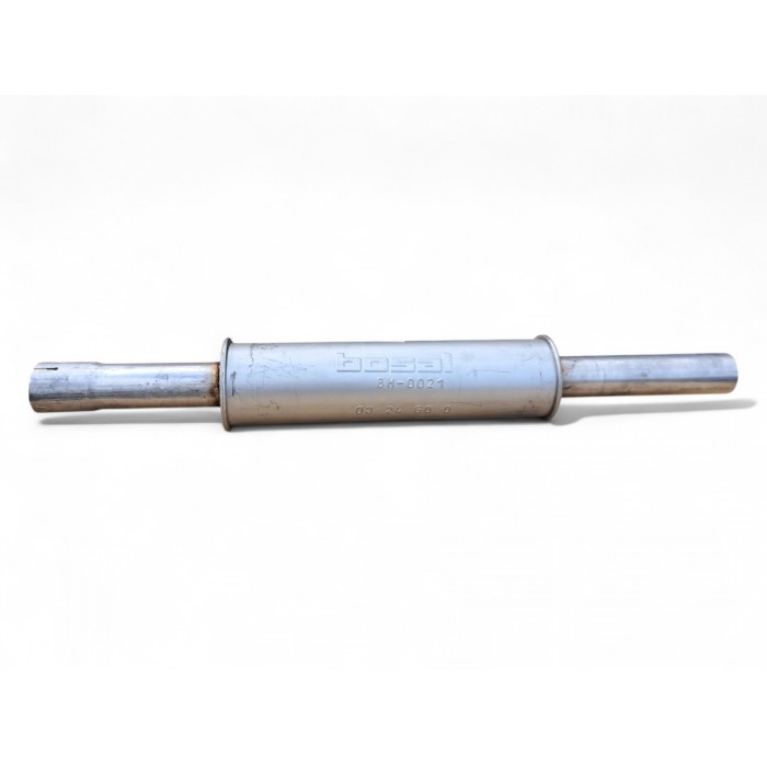 Резонатор Фольксваген Пассат (Volkswagen Passat)/Фольксваген Коррадо (Volkswagen Corrado)/Фольксваген Гольф 2 (Volkswagen Golf 2)/Сеат Толедо (Seat Toledo) 1.8 16V 91-,(233-553B),Bosal алюмінізований,30.33