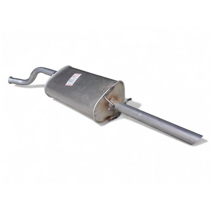 Глушник задній під хомут ДЕУ Ланос - Сенс (Daewoo Lanos - Sens) 1.3/1.4/1.5/1.6 седан (279-661),Bosal алюмінізований