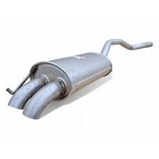 Глушник Фольксваген Транспортер 5 (Volkswagen Transporter V) 1.9 TDi турбо дизель 2003-2009 ,(286-489),Bosal алюмінізований,30.217