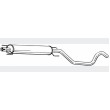 Резонатор Опель Астра Н (Opel Astra H) 1.9 TDi 04 -,(285-425),Bosal алюмінізований,17.62