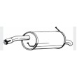 Глушник Форд Фиеста МК5 (Ford Fiesta MK5) 1.6 TDCI 2004-2008 ,(154-409),Bosal алюмінізований,08.685