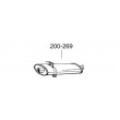 Глушник Рено Кліо 2 (Renault Clio II) 1.5DCI/1.9DTI 1999-2012 ,(200-067),Bosal алюмінізований,21.310 Глушник Рено Кліо 2 (Renault Clio II) 1.5DCI/1.9DTI 1999-2012 ,(200-067),Bosal алюмінізований,21.310