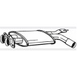 Резонатор БМВ 5 Е34 (BMW 5 E34) 520 2.0i -24V седан/універсал 1990-1995,(247-251),Bosal алюмінізований,03.65