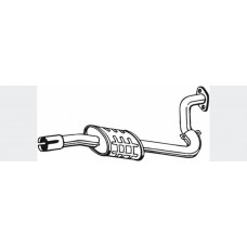 Глушник передній Mazda DEMIO 98-02,(281-277),Bosal алюмінізований