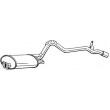 Глушитель Митсубиси Л200 (Mitsubishi L200) 2.5TD 4x4 1996-2007,(283-605),Bosal алюминизированный,14.145