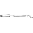 Резонатор Вольво В70/С60 (Volvo V70/S60) 2.0/2.3/2.4/2.4D/2.5D 2000-2010,(286-195),Bosal алюмінізований,31.265