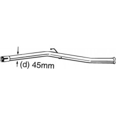 Труба Peugeot 205 88-98,(889-161),Bosal алюмінізована,19.20
