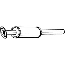 Глушник передній FORD KUGA 12-,08.77 Bosal алюмінізований