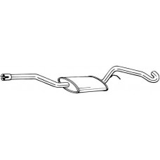 Резонатор FORD KUGA 12-,08.76 Bosal алюмінізований