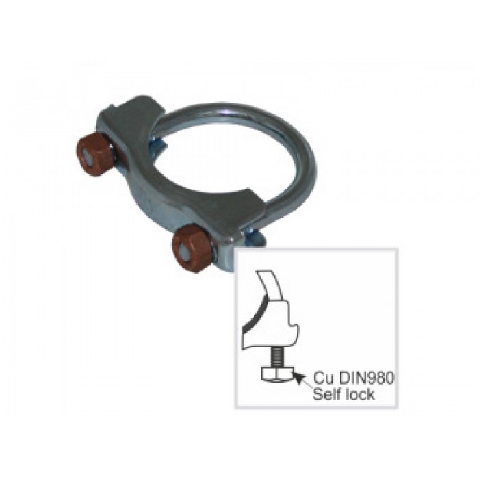 Fischer 921-947 Ford хомут M10 47,0 мм Cu