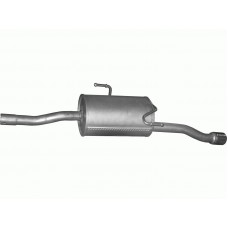 Глушник Пежо 206+ (PEUGEOT206+) 1.4 HDi Turbo Diesel 2009-2013 (19.37) Polmostrow алюмінізований