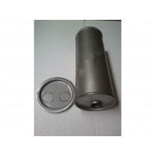 Глушник універсальний круглий D.742/45 (Довжина 300мм/діаметр корпусу 150мм/діаметр входу 45мм)