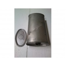 Глушник універсальний плоский D.772/50 (Довжина 300мм/ширина 260мм/висота 130мм/діаметр входу 50мм)