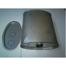 Глушник універсальний плоский D.763/50 (Довжина 350мм/ширина 260мм/висота 130мм/діаметр входу 50мм)