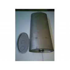 Глушник універсальний плоский D.768/50 (Довжина 600мм/ширина 260мм/висота 130мм/діаметр входу 50мм)