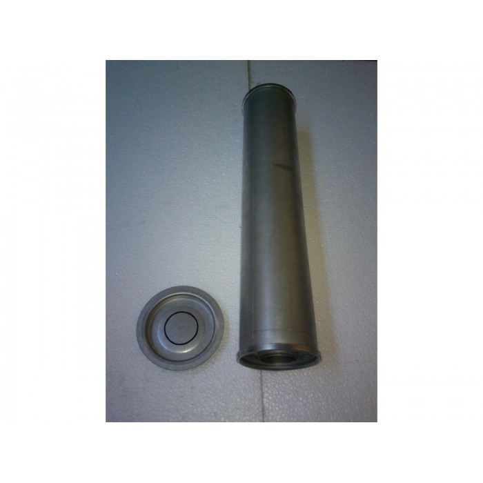 Резонатор універсальний круглий D.336/45 (Довжина 500мм/діаметр корпусу 100мм/діаметр входу 45мм)