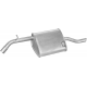 Глушник ДЕУ Нубіра 1 (Daewoo Nubira I) 1.6 16V DOHC 1997-1999 седан (05.18) Польща Polmostrow алюмінізований