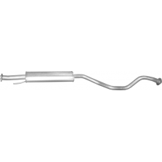 Резонатор Ніссан Жук (Nissan Juke) 1.2 2014 - (15.78) Polmostrow алюмінізований