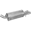 Глушник Опель Вектра А (Opel Vectra A)/Опель Калібру (Opel Calibra) 2.0i 16V седан 1988-1995 (17.101) Polmostrow алюмінізований