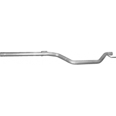 Труба середня Опель Сігнум/Вектра С (Opel Signum/Vectra C) 1.9 CDTI/3.0 CDTI 2003-2009 (17.71) Polmostrow алюмінізований