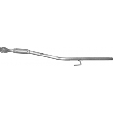 Труба приемная Опель Сигнум/Вектра С (Opel Signum/Vectra C) 1.6/1.8 2002-2008 (17.74) Polmostrow алюминизированная