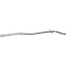 Труба глушника Пежо 406 (Peugeot 406) 2.0 HDi 98-04 (19.409) Polmostrow алюмінізована