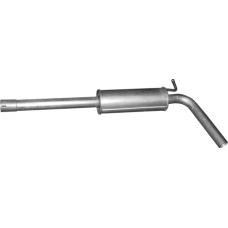 Резонатор Сеат Ибица (Seat Ibiza)/Шкода Фабиа (Skoda Fabia Mk2)/Фольксваген Поло (Volkswagen Polo) 1.4/1.6 бензин 2009-2014 (24.78) Polmostrow алюминизированный