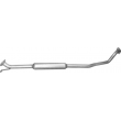 Резонатор Сузукі Свіфт (Suzuki Swift) 1.3-16V/1.3TD/1.5-16V 2005 - (25.68) Polmostrow алюмінізований