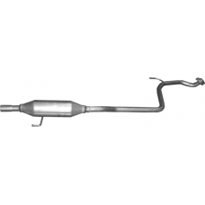 Резонатор Тойота Яріс (Toyota Yaris) 1.0 2005-2012 (26.72) Polmostrow алюмінізований