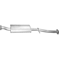 Резонатор Субару Імпреза (Subaru Impreza) 2.0 седан/універсал 2005- (46.14) Polmostrow алюмінізований