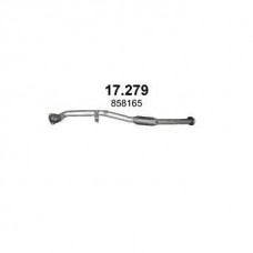 Приемная труба Опель Вектра Б (OPEL VECTRA B) 1.6 2000-2002 (17.279) Polmostrow алюминизированная