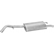 Глушник Форд Ескорт (Ford Escort) 1.6i 16V седан kat 1995-2001 (08.118) Polmostrow алюмінізований