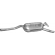 Глушник Мерседес W124 (Mercedes W124) 85-93 E200/230/250 седан (13.05) Polmostrow алюмінізований