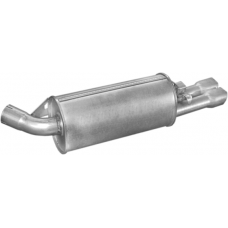 Глушник Опель Калібру (Opel Calibra) 2.0i 16V повний привід,турбо 90-96 (17.541) Polmostrow алюмінізований