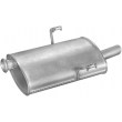 Глушитель Пежо 406 (Peugeot 406) 1.6/1.8 бензин седан 1995-2001 (19.15) Polmostrow алюминизированный