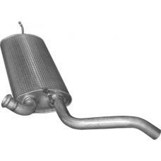 Глушник Рено Лагуна 3 (RENAULT LAGUNA III) 1.5 DCI/2.0 DCI хетчбек/універсал 2007 - (21.40) Polmostrow алюмінізований