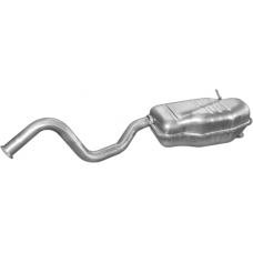 Глушник Рено Лагуна 1 (Renault Laguna 1) 2.0/3.0 бензин 1994-2001 (21.63) Polmostrow алюмінізований