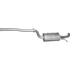 Резонатор Фольксваген Туран (Volkswagen Touran) 1.9 TDi/2.0 TDi 2003-2010 (30.157) Polmostrow алюминизированный