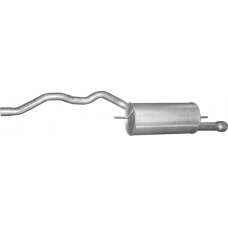 Глушитель Фольксваген Транспортер 4 (Volkswagen Transporter IV) 2.5 бензин Synchro (полный привод) (30.439) Polmostrow алюминизированный