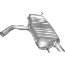 Глушитель Фольксваген Гольф 5/6 (Volkswagen Golf 5/6)/Фольксваген Гольф 5 Плюс (Volkswagen Golf V Plus) 1.6i/1.6 FSi (30.616) Polmostrow алюминизированный