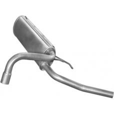 Резонатор Вольво 480 (Volvo 480) (31.71) 2.0i 92-96 Polmostrow алюмінізований