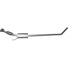 Резонатор Кіа Піканто 2 (Kia Picanto II) 1.0 2011-2014 (47.78) Polmostrow алюмінізований