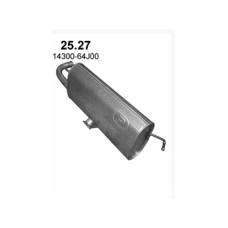 Глушник Suzuki Grand Vitara 1.6i 04/05- (3 дв.) 4x4 (25.27) Polmostrow